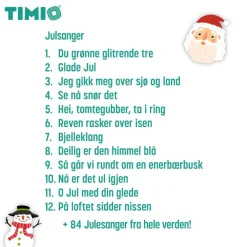 TIMIO tilbehør - Disc m. julesange| Legetøj Til Ferien|Jul