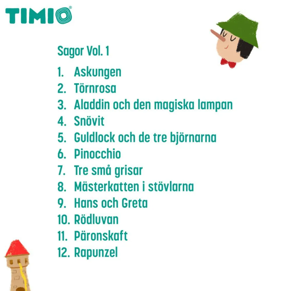 TIMIO tilbehør - Disc sæt 3| Legetøj Til Ferien|Interaktivt Legetøj