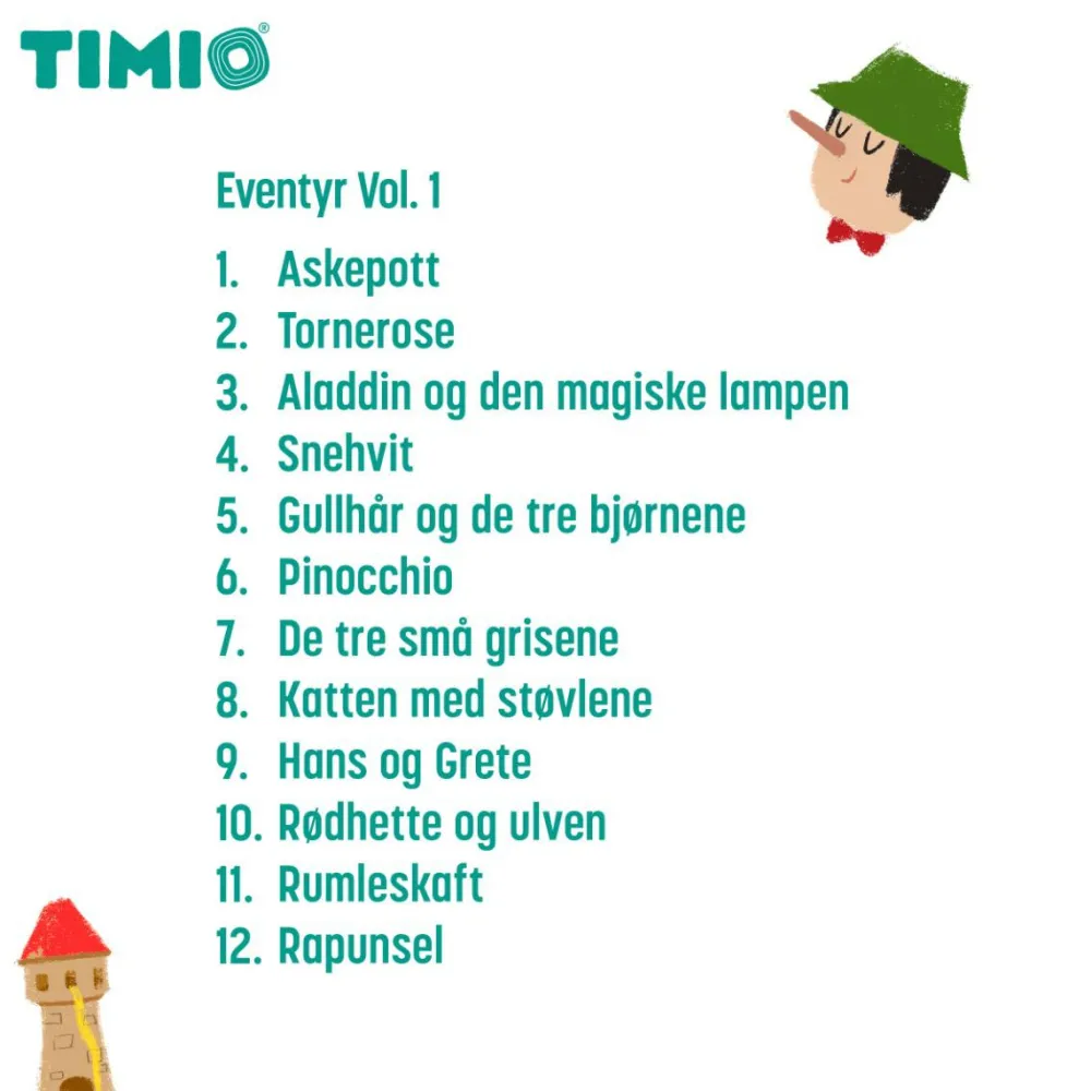 TIMIO tilbehør - Disc sæt 3| Legetøj Til Ferien|Interaktivt Legetøj