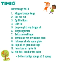 TIMIO tilbehør - Disc sæt 4| Legetøj Til Ferien|Interaktivt Legetøj