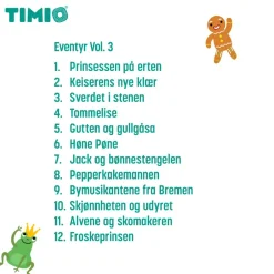 TIMIO tilbehør - Disc sæt 4| Legetøj Til Ferien|Interaktivt Legetøj