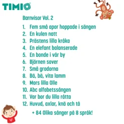 TIMIO tilbehør - Disc sæt 2| Legetøj Til Ferien|Interaktivt Legetøj