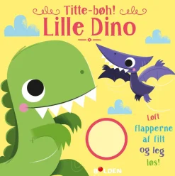 Forlaget Bolden Titte-bøh! Lille Dino|Børn Dinosaur Legetøj|Børnebøger