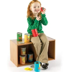 Learning Resources Tælle og sorteringssæt - Dåser| Logik & Talforståelse|Sprog & Leg