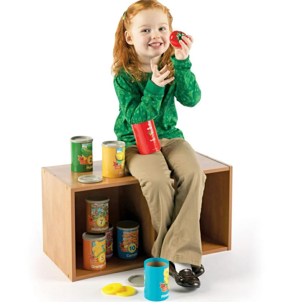 Learning Resources Tælle og sorteringssæt - Dåser| Logik & Talforståelse|Sprog & Leg