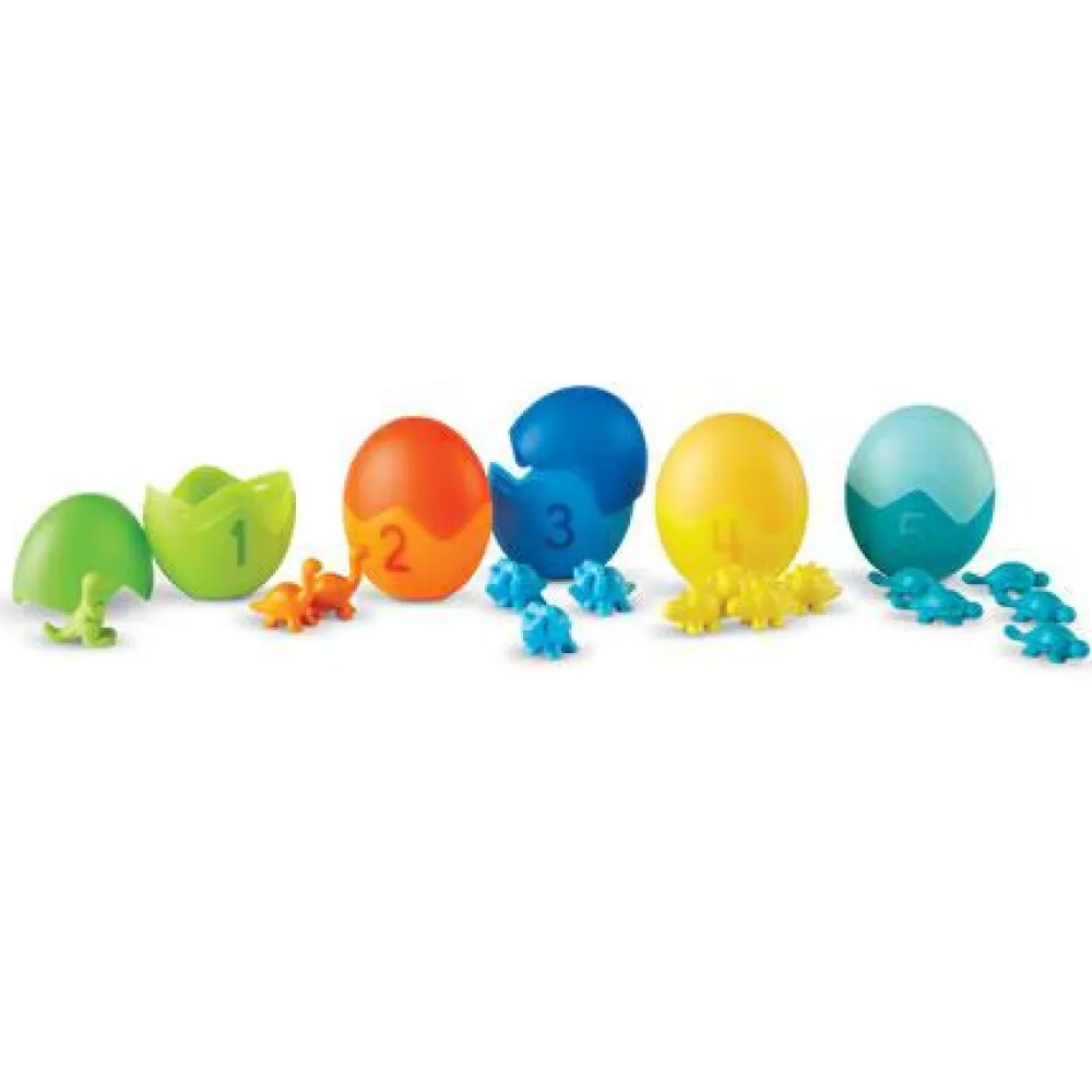 Learning Resources Tæl & Sorter - Dinoæg 1-10| Matematik & Leg|Dinosaur Legetøj