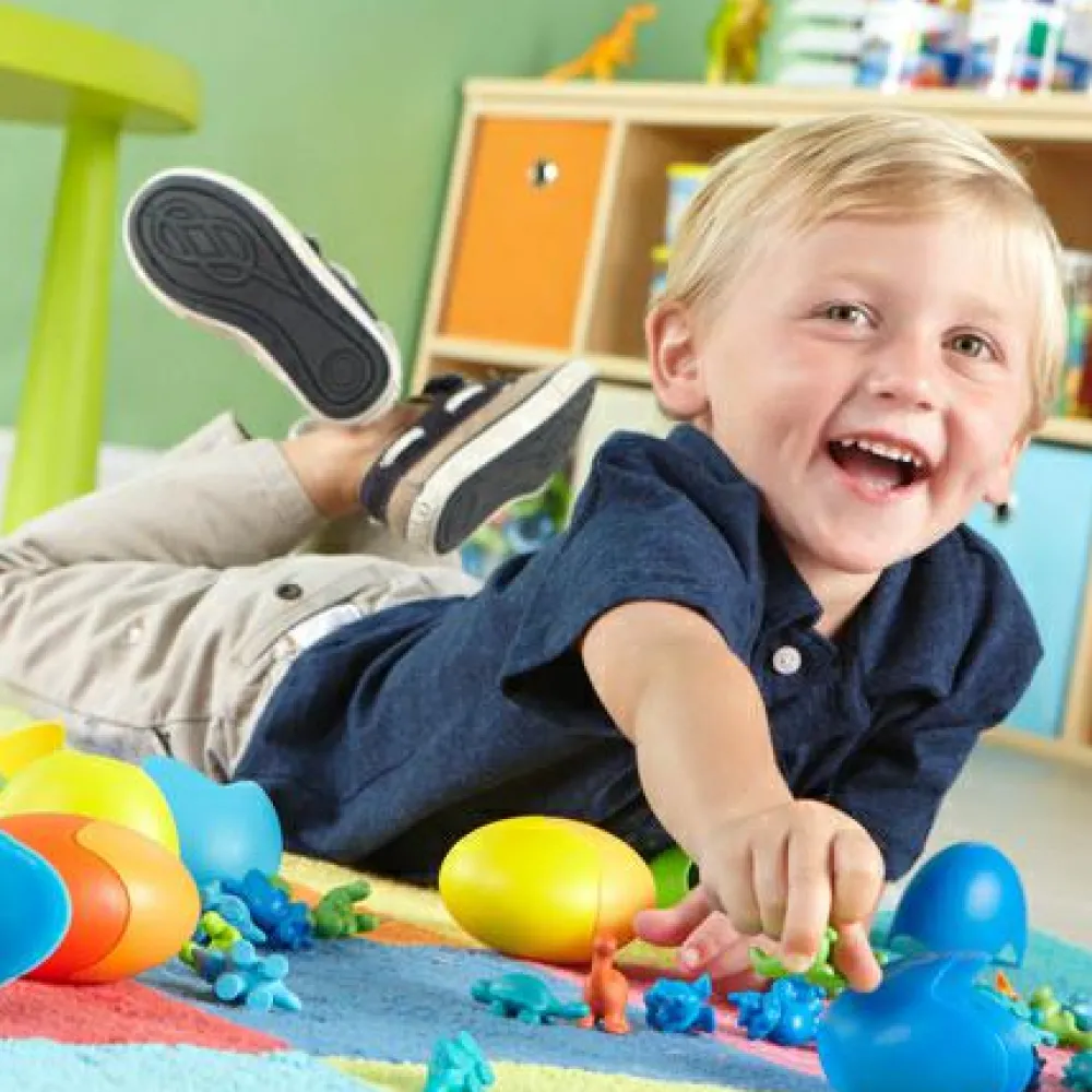 Learning Resources Tæl & Sorter - Dinoæg 1-10| Matematik & Leg|Dinosaur Legetøj