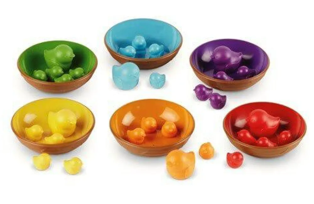 Learning Resources Tæl & Sorter - Fugle| Montessori|Matematik & Leg