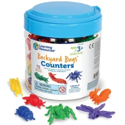 Learning Resources Tæl & Sorter - Insekter, 72 dele| Logik & Talforståelse|Matematik & Leg