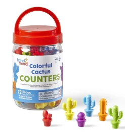 Learning Resources Tæl & Sorter - Kaktusser| Logik & Talforståelse|Matematik & Leg