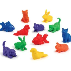 Learning Resources Tæl & Sorter - Kæledyr, 72 dele| Logik & Talforståelse|Matematik & Leg