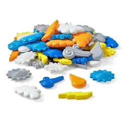 Learning Resources Tæl & Sorter - Vejrsymboler, 72 dele| Logik & Talforståelse|Naturvidenskab