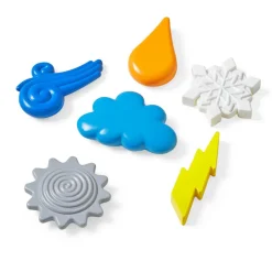 Learning Resources Tæl & Sorter - Vejrsymboler, 72 dele| Logik & Talforståelse|Naturvidenskab