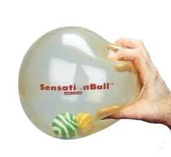 Transparent bold med kugler i| Bolde
