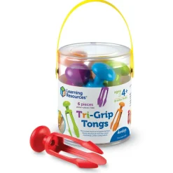 Learning Resources Tri-Grip Tang - Sæt med 6 stk.| Finmotorik|Sanselegetøj