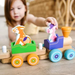 Melissa & Doug Trækkelegetøj - Bondegårdstoget| Tumlinge Legetøj