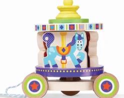 Melissa & Doug Trækkelegetøj - Karrusel| Tumlinge Legetøj