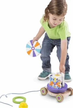 Melissa & Doug Trækkelegetøj - Karrusel| Tumlinge Legetøj