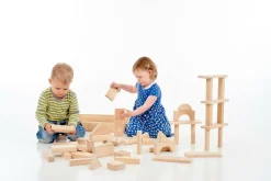 tickit® Træklodser MEGA, 54 stk| Trælegetøj|Montessori
