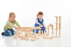 tickit® Træklodser MEGA, 54 stk| Trælegetøj|Montessori