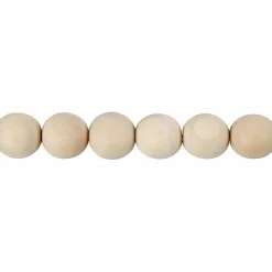Træperle 4,5 mm - 8 stk| Kreativ Leg|Tegne- & Malegrej