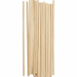 Creativ Company Træpinde - 15 cm, Ø 4 mm, 20 stk| Kreativ Leg