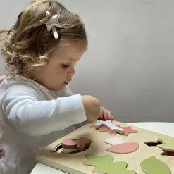 Egmont Toys Træpuslespil - Hvem gemmer sig bag bladene?| Puslespil|Tumlinge Legetøj