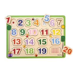 Træpuslespil med tal, 1-20| Tumlinge Legetøj