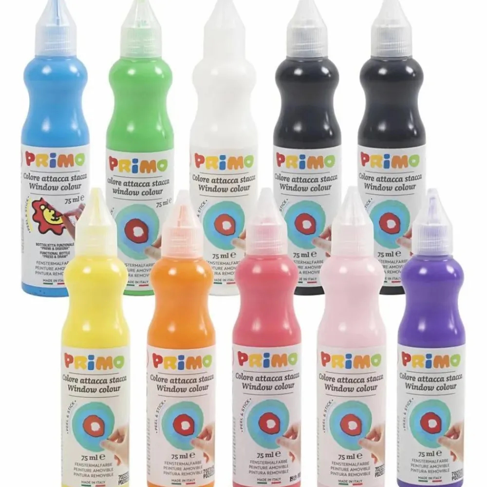 Vinduesmaling 10 x 75 ml.| Tegne- & Malegrej