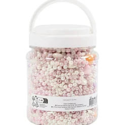 Creativ Company Voksperler i spand - Pastel, 6.000+ stk| Lav Selv Smykker|Kreativ Leg