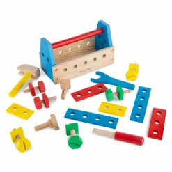 Melissa & Doug Værktøjskasse i træ med indhold| Legeværktøj