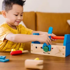 Melissa & Doug Værktøjskasse i træ med indhold| Legeværktøj