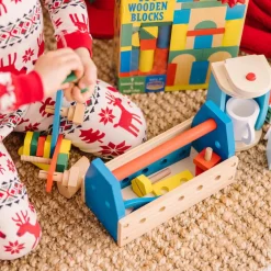 Melissa & Doug Værktøjskasse i træ med indhold| Legeværktøj