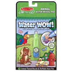 Melissa & Doug Water Wow, Mal med vand - Dyr| Legetøj Til Ferien|Tegne- & Malegrej