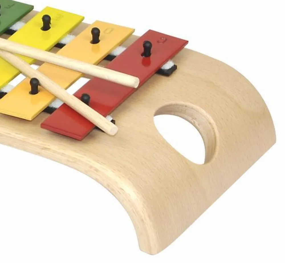 Xylofon med 8 metalklangstave (C dur)|Børn Musikinstrumenter Til Børn