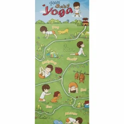 Creativ Company Yogamåtte til børn - 145 x 61 cm, 1 stk|Børn Grovmotorik|Mindfulness For Børn