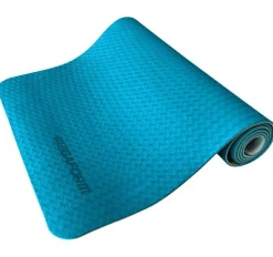 Yogamåtte 183 x 61 cm - Blå/Grå|Børn Mindfulness For Børn|Børneyoga